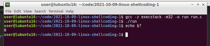 example1 shellcode
